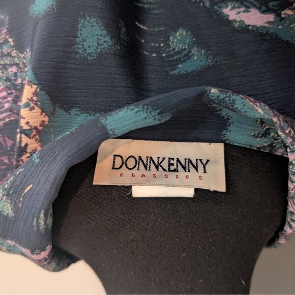 Donkenny Classics Multicolor Abstract Print Short Sleeve Button-Up Shirt Size XL - Picture 4 of 6